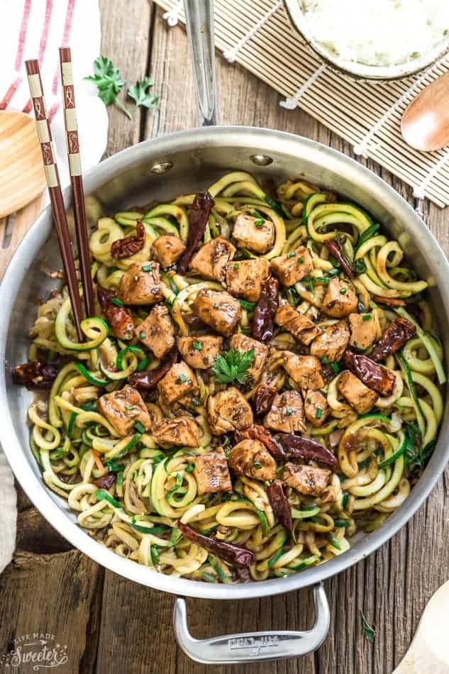 Guilt-Free Kung Pao Zoodles: Healthy Takeout Flavor at Home